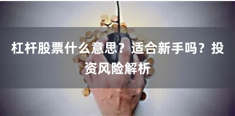 杠杆股票什么意思？适合新手吗？投资风险解析